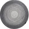Rug Guy Laroche Shades Grey Round