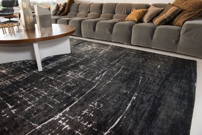 Kilimas Mad Men Griff-8655 White On Black16