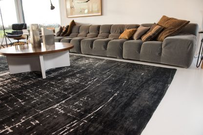 Kilimas Mad Men Griff-8655 White On Black14