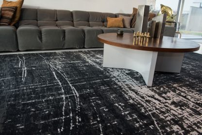 Kilimas Mad Men Griff-8655 White On Black10