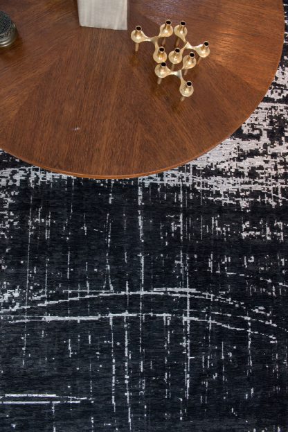 Kilimas Mad Men Griff-8655 White On Black9