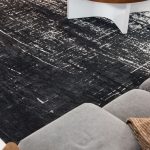 Kilimas Mad Men Griff-8655 White On Black 1