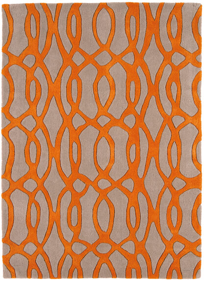 Kilimas Matrix WIRE ORANGE by Asiatic 1