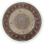 Kilimas Qum 2007A Cream-Bordo Round 1