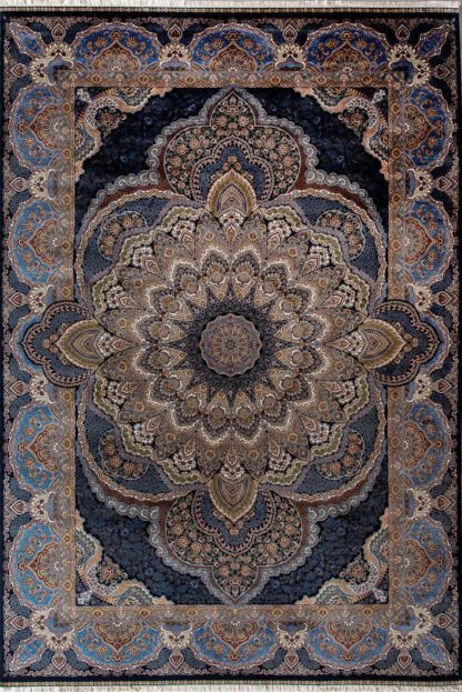 Kilimas QUM 2040C Navy-Blue 1