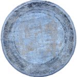 Kilimas Trend Colors M175Q Grey-Blue Round 1