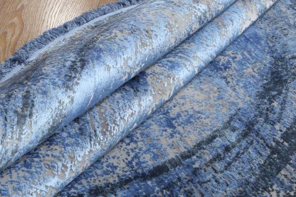 Kilimas Trend Colors M175Q Grey-Blue Round 2