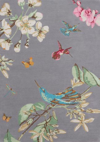 Kilimas Wedgwood Hummingbird Grey 037804 1